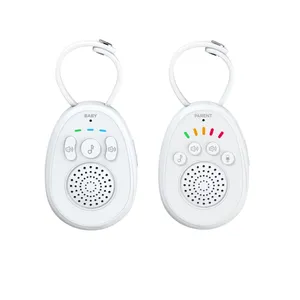 Design più recente 1500mAh batteria VOX modalità di rilevamento del suono ninne nanne bidirezionale conversazione Audio monitoraggio Baby Monitor del suono Babyfoon