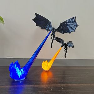 Lámpara LED 3D de Dragón para Estantería, Luz de Dragón Impresa en 3D, Decoración de Halloween 2026, Novedad en Tendencia, Personalizada - Product Image 5