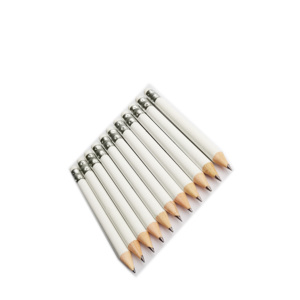 Lápiz de Golf Redondo de Madera de 10 cm con Mina Negra y Borrador para Uso en Oficina y Escuela - Product Image 2