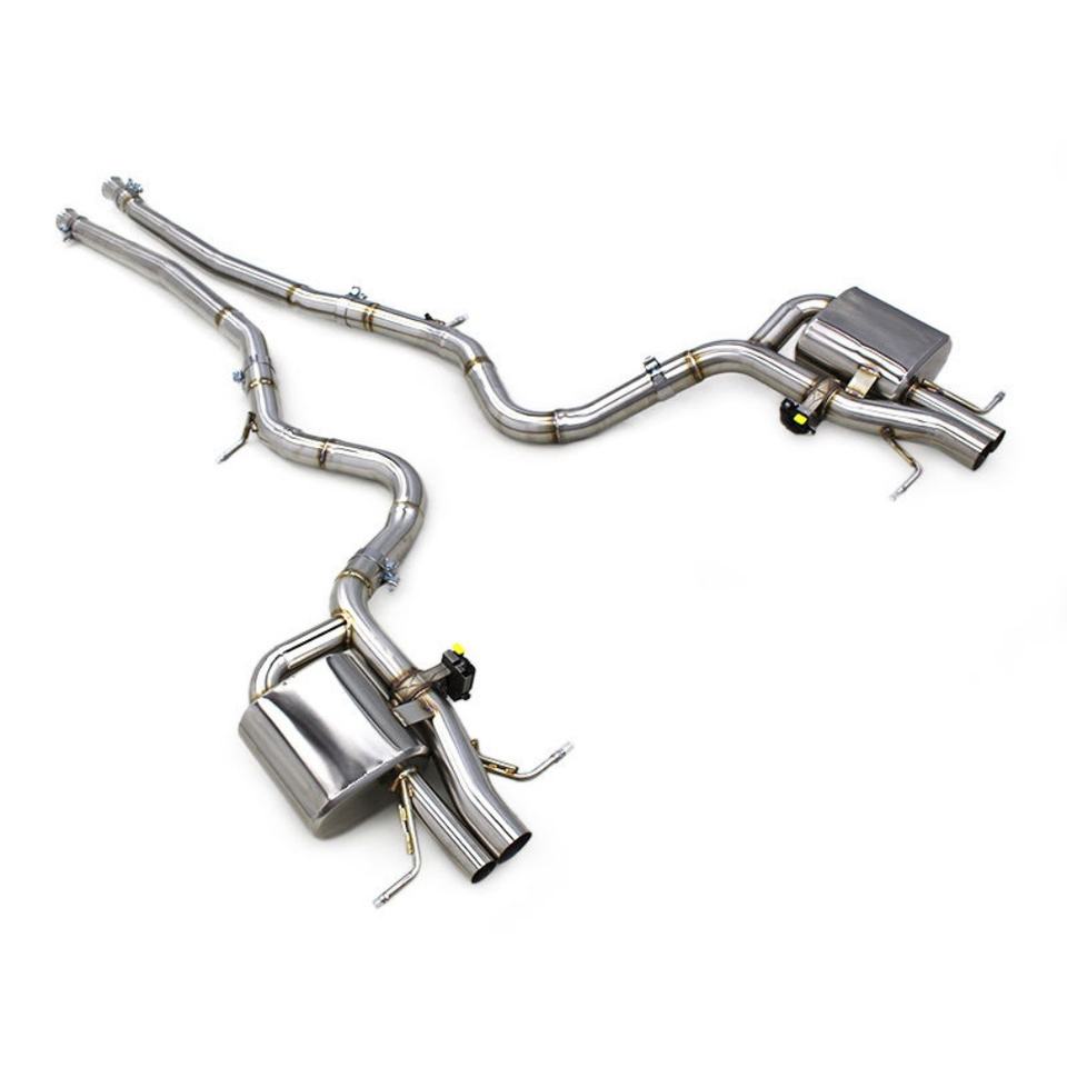 Valve Catback Exhaust Muffler for Mercedes-Benz S63 AMG W222 5.5T 2014 ...