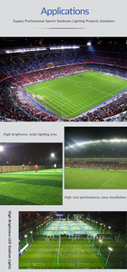 Ce RoHS Chất lượng cao 250W 500W 750W <span class=keywords><strong>1000W</strong></span> 1500W 2000W 2500W IP66 sân vận động bóng đá sân thể thao dẫn ánh sáng Lũ lụt - Product Image 6