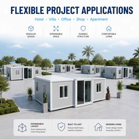 Maison préfabriquée modulaire pliable et extensible, maison mobile, mini-maison pour hôtel, bureau, villa, maison en conteneur, maison préfabriquée