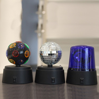 Lumière de scène de fête KTV boutique, boule magique en cristal d'atmosphère colorée créative, lumière rotative