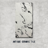 Carreaux de sol et de mur entièrement en céramique à motif de marbre naturel au design moderne Surface polie ou mate 60X120 60X60 20mm d'épaisseur