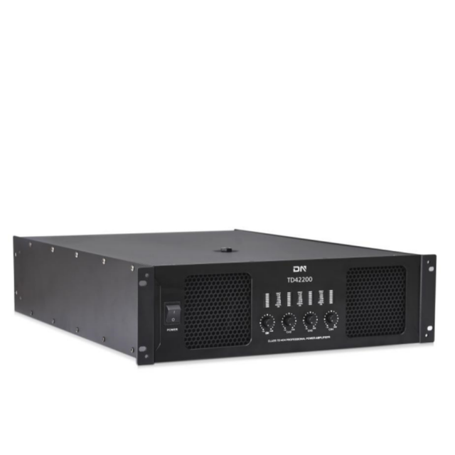New Power Amplifier 1800W DN 4 Channels Class TD Subwoofer Karaoke Professional Audio Power Amplifier