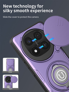 Coque de téléphone antichoc à chargement magnétique sans fil avec protection d'objectif coulissant anti-chute, modèle 2026, pour <span class=keywords><strong>HONOR</strong></span> 600 LITE - Product Image 2