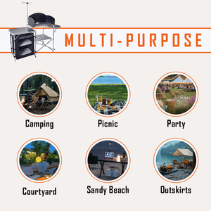 Hợp Kim Nhôm Hiện Đại Xách Tay Gấp Bảng Cắm Trại Ngoài Trời Đa Chức Năng Lưu Trữ Hộp Nhà Bếp Cho Ăn Uống Bệnh Viện Kho - Product Image 6