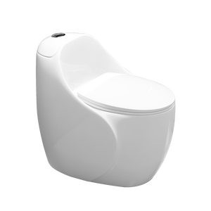 Tùy chỉnh màu hiện đại gốm phòng tắm hình quả trứng một mảnh siphonic cao-tuôn ra nhà vệ sinh cho phòng tắm - Product Image 1