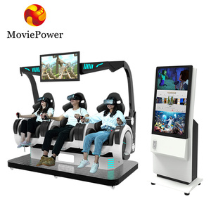 Amusement Arcade Game <span class=keywords><strong>3</strong></span> Players VR Chair Patio interior 9D VR Montaña rusa Juego de realidad virtual Simulador VR Cinema - Product Image 2