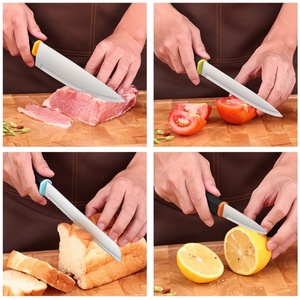 Juego de Cuchillos de Cocina de Acero Inoxidable Más Vendido, Cuchillo de Cocina Afilado y Accesorios, Juego de Cuchillos de Cocina con Tijeras para Cocina - Product Image 4