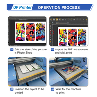Imprimante UV COLORSUN 3047 A3+ la plus récente pour l'impression UV sur MDF, imprimante DTF