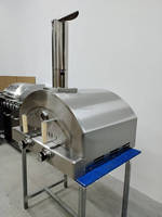 Four à pizza au gaz autonome en acier inoxydable pour les fêtes et l'extérieur