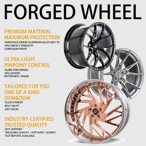 Rines Personalizados Plateados 5x112 5x120 HF-2 de 19 20 22 24 26 Pulgadas, Rines Forjados para BMW G80F80 Mercedes Benz Audi A3A4B8 - Product Image 4