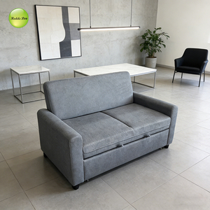 Canapé-<span class=keywords><strong>lit</strong></span> <span class=keywords><strong>2</strong></span> <span class=keywords><strong>places</strong></span> <span class=keywords><strong>en</strong></span> tissu au design moderne, facile à assembler pour appartement - Product Image 2