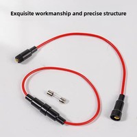 Connecteur porte-fusible tubulaire étanche 6 * 30, porte-fusible tubulaire en verre 5 * 20, type à vis isolé en ligne