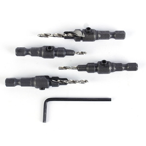 High-Speed Steel Countersinking <b>Drill</b> <b>Bit</b> for Finishing Plastic <b>Wood</b> Panel Drilling Versatile Multifunction Woodworking Tool - Product Image 3