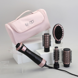 <span class=keywords><strong>ENZO</strong></span> EN-756 OEM ODM Styler professionale 4 in 1 piastra a pettine ioni negativi <span class=keywords><strong>Auto</strong></span> rotazione aria calda Set spazzola per asciugacapelli - Product Image 1