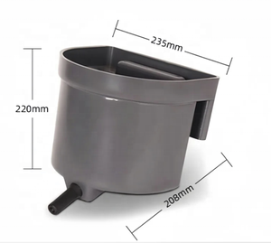 CASHT Nuovo Secchio <span class=keywords><strong>per</strong></span> <span class=keywords><strong>Latte</strong></span> <span class=keywords><strong>da</strong></span> Vitello in PP Grigio <span class=keywords><strong>da</strong></span> 4L con Gancio <span class=keywords><strong>per</strong></span> Appendere, Alimentatore a Capezzolo <span class=keywords><strong>per</strong></span> Fienile, Stalla, Allevamento Bovini - Product Image 3