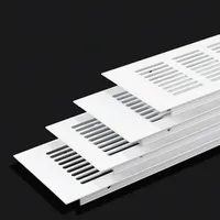 Grille de ventilation décorative en aluminium découpée au laser pour armoires de cuisine, étagères à chaussures – Fabricant OEM