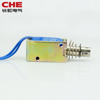 CHEO1-1039 25N 10mm 12V 24V 48V 10kg Bobine Électromagnétique à Poussée et Traction à Cadre Ouvert