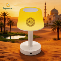 Haut-parleur Coran sans fil au design Kaaba avec horloge Azan et lecteur MP3 intégré