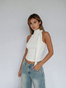 Camisetas <span class=keywords><strong>sin</strong></span> Mangas para <span class=keywords><strong>Mujer</strong></span>, Estilo Informal, con Botones, <span class=keywords><strong>sin</strong></span> Costuras, Acanaladas, Modernas, Bonitas, <span class=keywords><strong>sin</strong></span> Mangas, de Verano, a la Moda - Product Image 2
