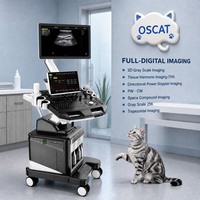 Système d'échographie vétérinaire portable OSCAT T8 avec imagerie tissulaire, mode trapézoïdal et imagerie 3D