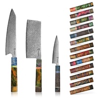 Ensemble de 3 couteaux de chef de cuisine japonais