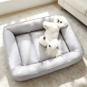 Pet <b>Bed</b> <b>Sofa</b> Modern Cooling Waterproof Rectangle <b>Dog</b> <b>Bed</b> Eco-Friendly Soft Solid Oxford Fabric for Small/Medium <b>Dogs</b> Cats - Product Image 2