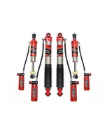Amortisseur à ressort hélicoïdal en acier réglable à l'azote pour H3/H2, rehausse le châssis, 24 en compression, 30 en rebond.