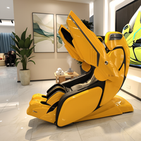 Fauteuil robotisé haut de gamme pliable à gravité zéro avec suivi de caméra, physiothérapie infrarouge et manipulateur 4D pour une technologie futuriste complète