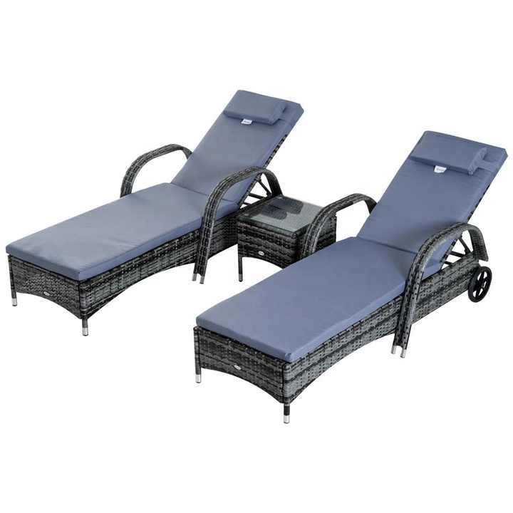 Audu Double Summer Beach Chair Used Hotel Pool Furniture