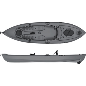 SEAFLO 1 personne canoë kayak avec support de canne à pêche réglable kayak <span class=keywords><strong>pas</strong></span> <span class=keywords><strong>cher</strong></span> pêche sportive assis sur le dessus kayaks à vendre - Product Image 3