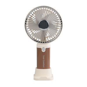 Ventilateur portable à brume d'eau Cool Comfort, moteur sans balais, batterie rechargeable 5W, trois vitesses, corps en plastique, design pliable, léger - Product Image 1