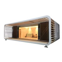 Cabines préfabriquées mobiles pour hôtels, bureaux et espaces extérieurs, de 20 et 40 pieds, conformes aux normes australiennes