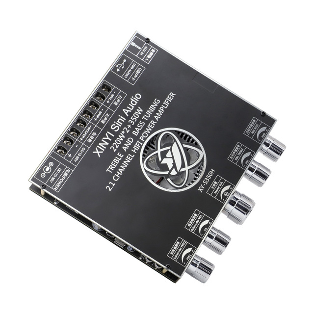 XY-S350H TPA3251 220WX2+350W Blue.tooth 5.0 Subwoofer Amplifier Board 2.1 Channel Power Audio Stereo Amplifier Board Bass AMP