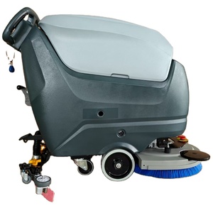 เครื่องขัดพื้นแบบเดินตาม ขนาด 21 นิ้ว สำหรับงานอุตสาหกรรมและพาณิชย์ ใช้พลังงานแบตเตอรี่ เหมาะสำหรับทำความสะอาดพื้นคลังสินค้า - Product Image 4
