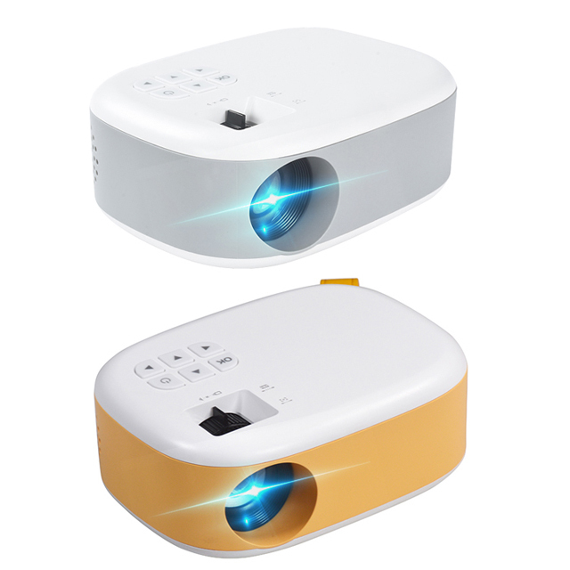 Mini Beamer Portable 720P HD LCD Projector with Built-in Speakers Android OS USB LED Lamp-Home Cinema & Business/Education Use