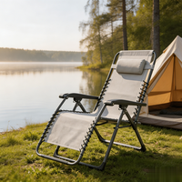 Chaise pliante carrée en acier inoxydable à trois positions, avec maille respirante, écologique, antirouille, portable, pour usage extérieur et hôtelier – Offre Spéciale
