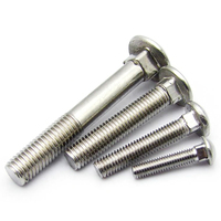 Pernos de Carro DIN 603 de Alta Resistencia, Acero Inoxidable Grado 4.8/6.8/8.8, Perno y Tuerca de Carro