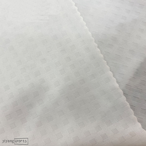 160 GSM軽量ジャカード生地ロールサイクリングジャージー白ポリエステル生地昇華用 - Product Image 2