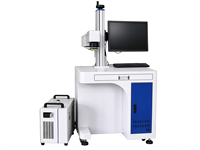 Mesin Penanda Laser UV 3W Bench Top Non-Damaging untuk Pengukiran Laser Dingin pada Penandaan Dial Jam Kaca