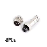 GX12 Diamètre 12mm Circulaire Aviation Plug Mâle Femelle 2Pin 3Pin 4Pin 5Pin 6Pin Cable Connector Socket