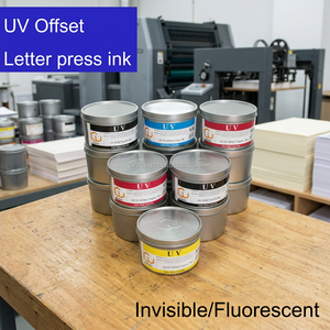 Offset UV carta prensa hoja de tinta alimentado de impresión invisible y fluorescente - Product Image 1