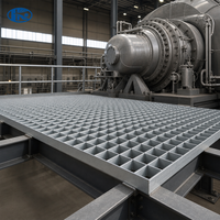 Grille de protection en acier inoxydable pour plateforme de pénétration de tuyaux, passerelle, usine industrielle, forme personnalisée, grille métallique pour sol, parc et zone incendie