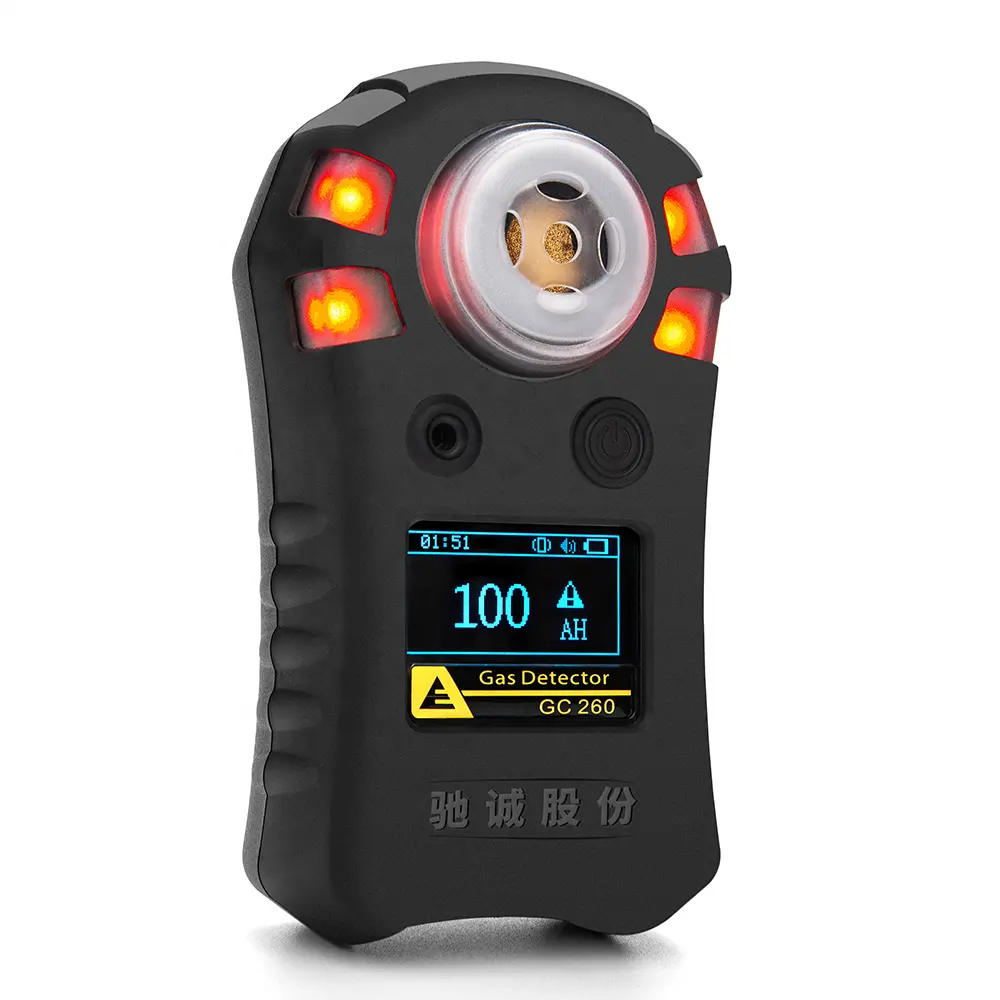 Usb-schnittstelle oled-bildschirm infrarot gaslecksuchgerät tragbaren, tragbare gasmonitor, tragbare gas-leck-alarm