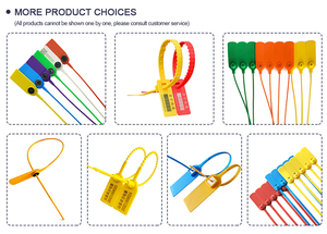 Giả mạo bằng chứng ABS bền nhựa padlocks con dấu ngân hàng và supermarkets' niêm phong sản phẩm - Product Image 5