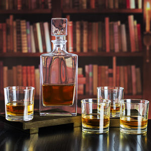 NOVARE 850ml Carafe en verre pour <span class=keywords><strong>Whisky</strong></span> Bourbon Brandy Vin Liqueur Jus <span class=keywords><strong>Eau</strong></span> Rince-bouche Vente en gros pour usage domestique - Product Image 4