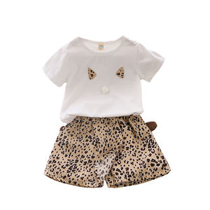 New Premium Cat T-<b>shirt</b> and <b>Funny</b> Trousers Leopard Boutique Girl Children s Clothing Shopping Online Websites - Product Image 1