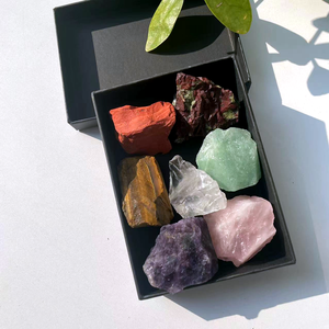 Bán buôn tự nhiên Thiền <span class=keywords><strong>Set</strong></span> nguyên Stones bảy <span class=keywords><strong>Chakra</strong></span> chữa bệnh tinh thể Stones <span class=keywords><strong>Set</strong></span> với hộp - Product Image 5